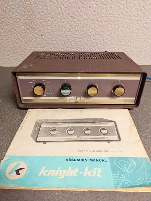 Knight-Kit 18 Watt Hi-Fi Amplifier + Manual | Vintage Tube Amplifier - Image 1 of 4
