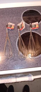 CHEF CRAFT 12 INCH WHISK SET OF 3 CHROME MODEL 26848 FREE SHIP XMAS STOCKING !!! - Picture 1 of 3