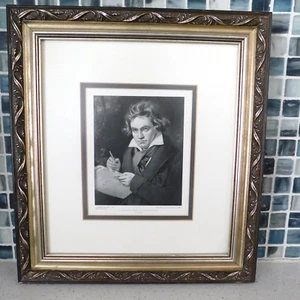 ANTIGUO GRABADO DE LUDWIG VON BEETHOVEN 1909 EUGENE A PERRY BOSTON - Imagen 1 de 10