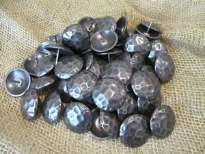 25 CLAVOS Decorative Furniture Nail Heads Rustic Oil Rubbed 1 1/2" Tacks Tack - Picture 1 of 7