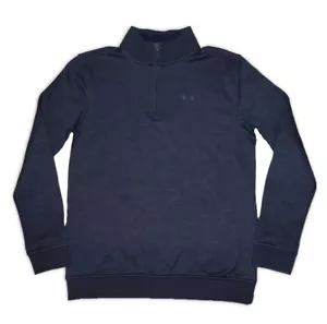 Under Armour Youth XL Blue 1/4 Zip Boys Armour Fleece Pullover Sweater - Picture 1 of 7