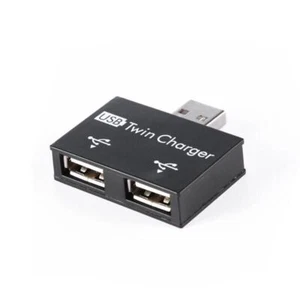 Cargador USB 2.0 macho a doble hembra 2 puertos USB DC 5V divisor de carga - Imagen 1 de 6