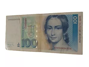 Banknote 100 DM Geldschein - 1. August 1991 - "ECHT" Zustand: Sehr Gut siehe Bil - Bild 1 von 2
