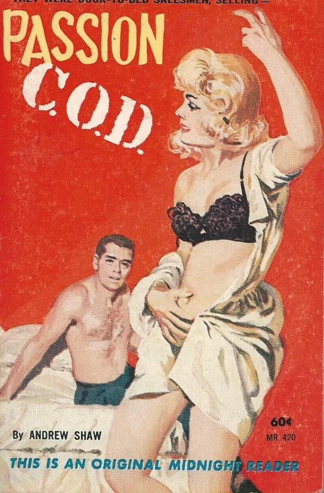 Midnight Reader MR420 PASSION C.O.D.  by ANDREW SHAW LAWRENCE BLOCK Vintage - Image 1 of 2