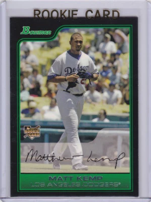 MATT KEMP 2006 Bowman DRAFT PICK ROOKIE CARD Los Angeles Dodgers Baseball MLB RC - Image 1 of 2