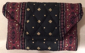 Vera Bradley Retired Rare Vintage Black Credit Card Case NWOT - Picture 1 of 4