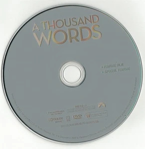 A Thousand Words (DVD disc) 2012 Eddie Murphy, Kerry Washington - Picture 1 of 1