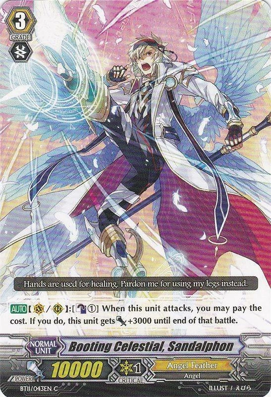 4 x Booting Celestial Sandalphon - BT11/043EN - C Near Mint / Mint, English - Image 1 of 1