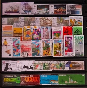 SINGAPORE 1963-OGGI LOTTO FRANCOBOLLI COMMEMORATIVI USATI IN OTTIME CONDIZIONI SGC26 - Foto 1 di 2