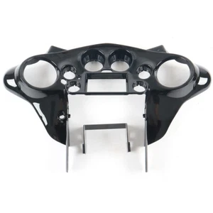 Vivid Black Double DIN Inner Batwing Fairing for Harley Electra Glide 1996-2013 - Picture 1 of 8