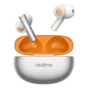realme Buds Air 6 TWS Earbuds Green 12.4 mm deep Bass Driver , Grey orange - Picture 1 of 5