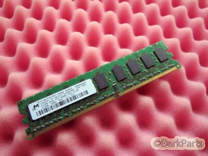 Dell PowerEdge 800 512MB Memory RAM MT18HTF6472AY-40EB2 PC2-3200E-333-12-B0 - Picture 1 of 1
