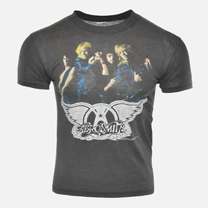 Camiseta oficial G-Tees de Aerosmith Force One 1989 gira de conciertos de música rock mercancía L - Imagen 1 de 9