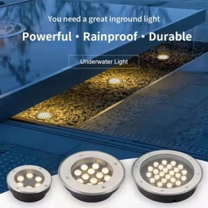 4Pcs Outdoor Ground Lights AC85-265V Waterproof Recessed Underground Lamp 1W-48W - Picture 1 of 27