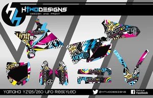 NEW YZ 125 250 15 16 17 18 19 Graphics Sticker Decals Kit 2002-2018 MX RESTYLED - Picture 1 of 1