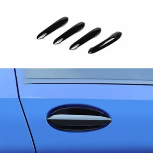 For BMW 3-Series G20 2019-2021 ABS Black Exterior Side Door Handle Cover Trim - Foto 1 di 7