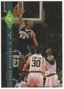 Alonzo Mourning Georgtown RC 1992 Classic John Wooden Award No. 319 - Picture 1 of 2