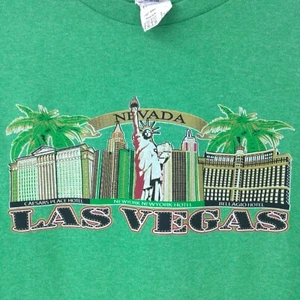 Las Vegas Nevada Green T-Shirt Size XL Mens Caesars Palace New York Bellagio - Picture 1 of 11