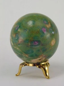 BUTW Rubí en Esfera Fusquita 1.9" Orbe de Curación Talla Lapidaria 3792K - Imagen 1 de 5
