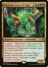 Foil Omnath, Locus of Rage - NM MTG