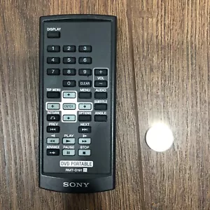 DVD portátil con control remoto original genuino OEM Sony RMT-D191 - Imagen 1 de 5