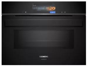 Siemens CS958GDD1 Kompakt-Dampfbackofen Schwarz Festwasseranschluß NEU - Bild 1 von 4
