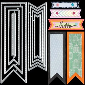 Bookmark Metal Cutting Dies DIY Craft Carbon Steel Embossing Template Metal C... - Picture 1 of 7