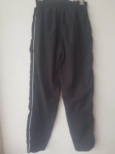 Mens Guys Boys Girls Ladies Womens Pockets jogger track pants drawstring black - Picture 1 of 4