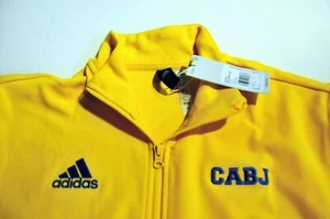 Boca Juniors "Anthem" Jacket, Yellow, Adidas, Lettered Logo - Picture 1 of 16