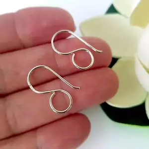Earring Hooks Premium Quality French Hooks Large Loop For Resin, Polymer & Wood - Picture 1 of 8