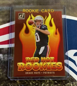 Drake Maye RC 2024 Panini Donruss Red Hot Rookies #RHR-DME 🏈 Patriots CANTIDAD🔥 - Imagen 1 de 3