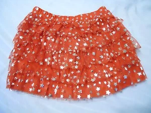 Gonna Bambina Tg 4T Stampa Foil Stelle Rossa Bambini Bambini  - Foto 1 di 2