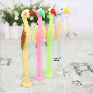 Flamingo Vögel Tiere Neuheit Kugelschreiber Gelstifte niedlich flippig Schulbedarf Party - Bild 1 von 1