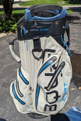 Big Max Aqua Tour 3 Cart Trolley Golf Bag Waterproof Lightweight 14 Way Top - Image 1 of 4