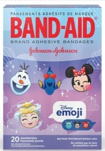 Disney EMOJI Adhesive Bandages BANDAID Assorted Sizes 20 Count Minnie   - Picture 1 of 2