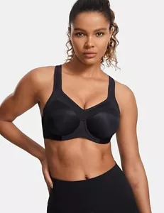 SYROKAN Women's High Impact Underwire Sports Bra (34C) - Picture 1 of 3