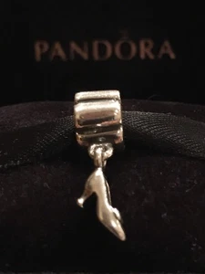 Authentic Pandora High Heel Stiletto Dangle 925 Sterling Silver Pandora Charm - Picture 1 of 4
