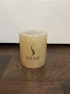 Daniel Stone Candles RARE Vintage 90s 3x3 Ivory Luminary REUSABLE Candle(s) - Picture 1 of 10