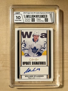 2016-17 O-Pee-Chee Update Signatures #US-WN William Nylander HGA 10 PRISTINE - Bild 1 von 2