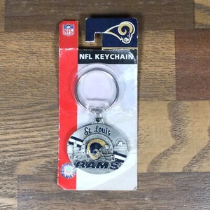St Louis Rams Keychain Metal Pewter Siskiyou NFL 2003 - Picture 1 of 4