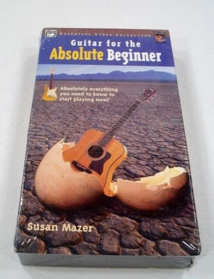 Vintage Sealed Guitar for the Absolute Beginner VHS Tape Susan Mazer - Image 1 of 2
