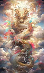 Diamond Painting Kits for Adults,Dragon 5D DIY Diamond Art Kits for Beginner - Picture 1 of 11