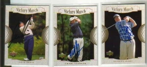 (3) Price & Stadler & Hart Autographed 2001 Upper Deck Golf Cards - Picture 1 of 1