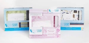 NUOVO Your Story 8x8 kit album copertina pagine double face adesivi - Foto 1 di 14