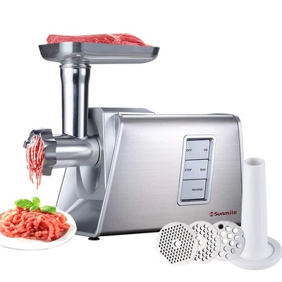 SM-G73 Heavy Duty Meat Grinder Sausage Stuffer 1000W 3 Plates ETL Certified - Image 1 of 4