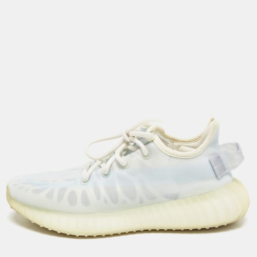Sneakers Yeezy x Adidas blu mesh boost 350 V2 mono ghiaccio taglia 38