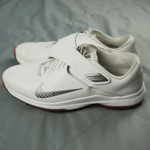 Zapatos de golf Nike TW Zoom para hombre talla 12 blancos rojos Tiger Woods 880955-100 con clavos - Imagen 1 de 16