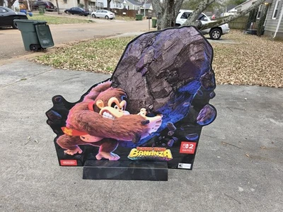DONKEY KONG BONANZA NINTENDO SWITCH 2 LARGE STORE DISPLAY STANDEE PROMO - Image 1 of 4