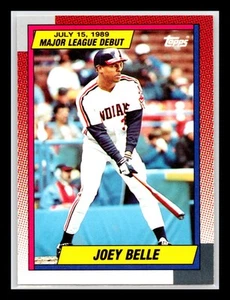 Joey "Albert" Belle Rookie - 1990 Topps MLB Debut 1989 #14 - Cleveland Indians - Picture 1 of 2