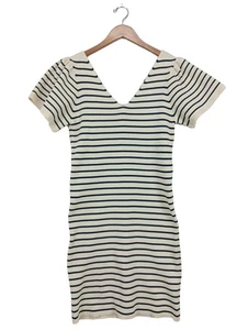 VERO MODA Vestido ceñido de tubo Mujeres Vestido Talla EU 42 blanco-azul - Imagen 1 de 6